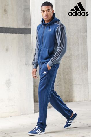 adidas Navy 3 Stripe Essential Pant